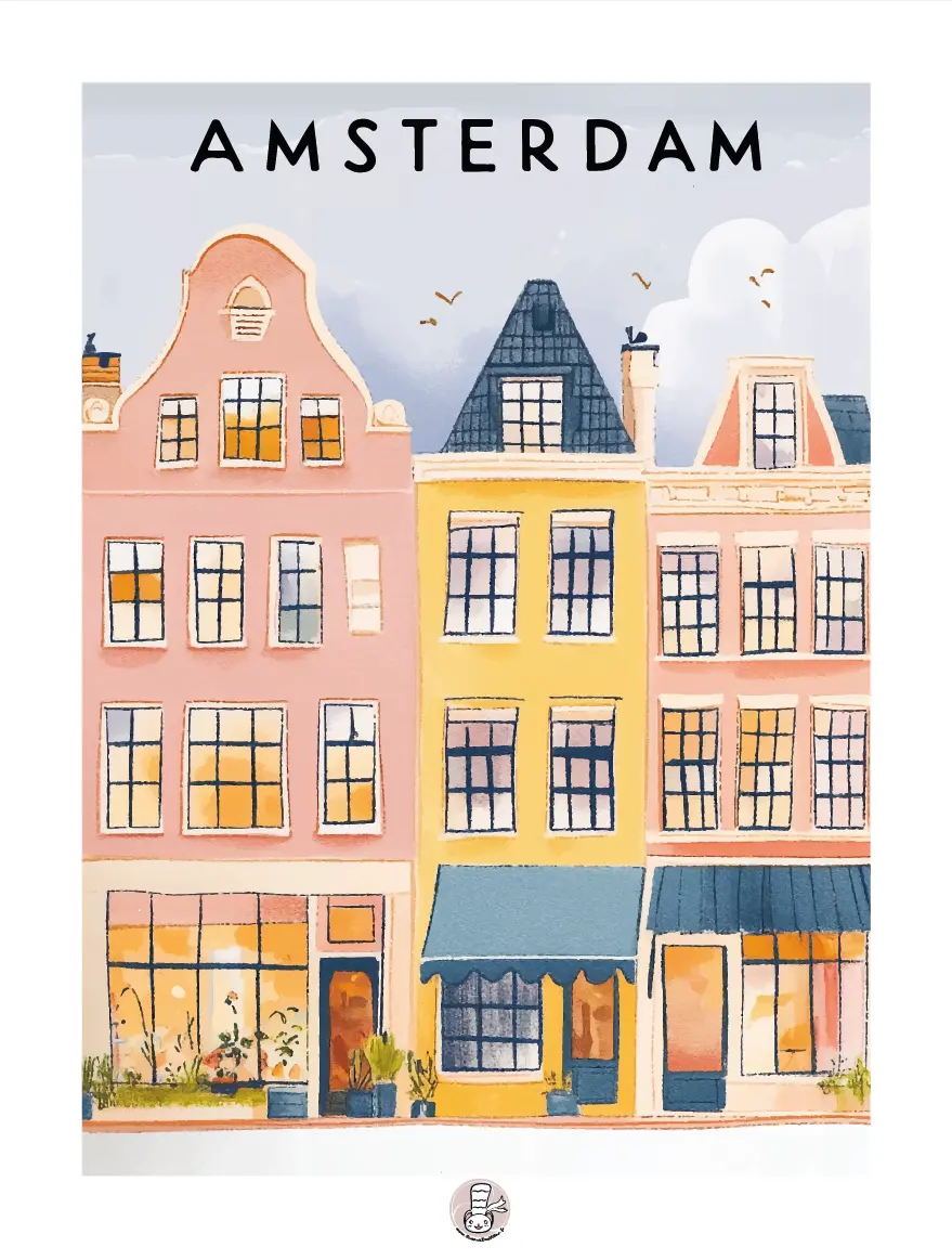 Affiche "Amsterdam"