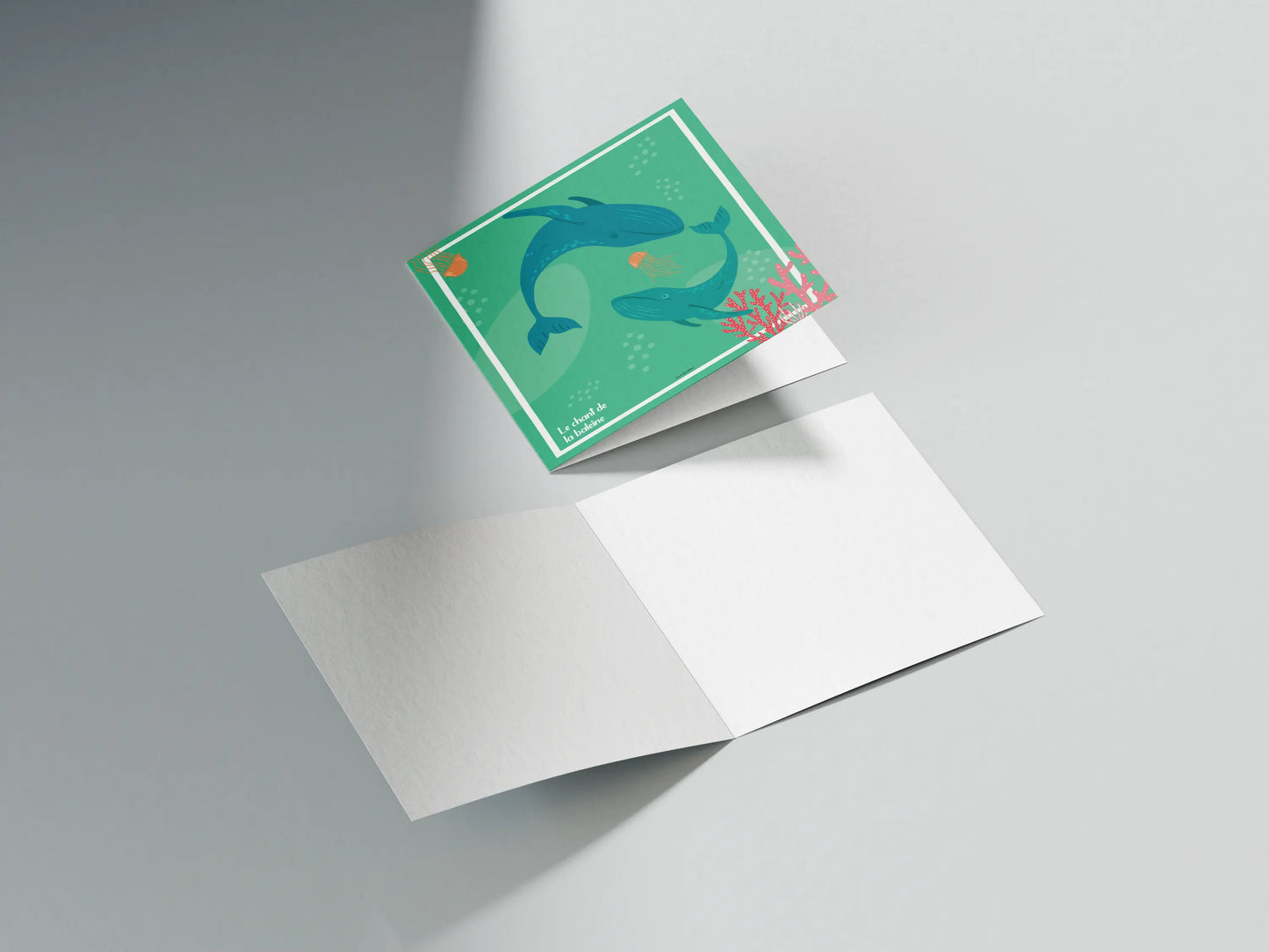 Carte postale "Le chant de la baleine"