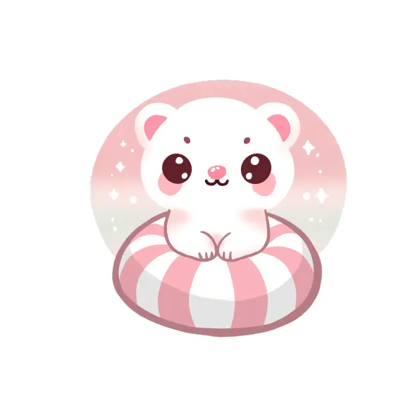 Sticker "Hermine et sa bouée"