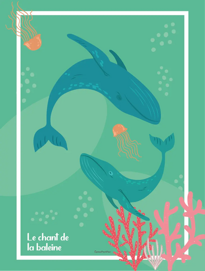 Affiche "Le chant de la baleine"