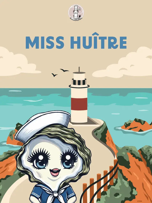 Affiche "Miss huître"