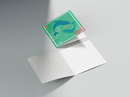 Carte postale "Le chant de la baleine"