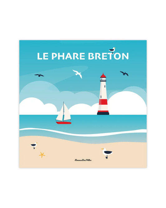 Carte postale "Le phare breton"